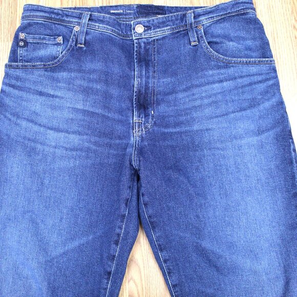 36W x 32L- AG ADRIANO GOLDSCHMIED THE GRADUATE TAILORED LEG JEANS - Picture 4 of 6